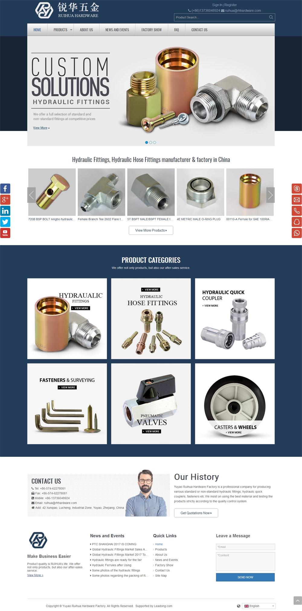 China Hydraulic Fittings and Adapters Manufacture.jpg
